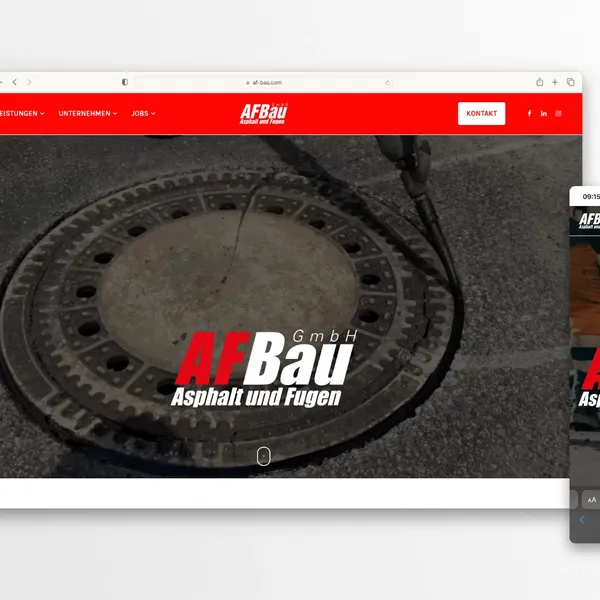TH.DSGN - Webdesign für AF Aspahlt & Fugen-Bau GmbH