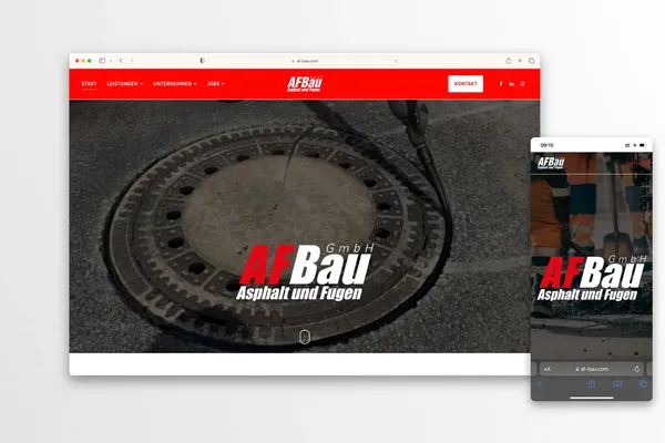 TH.DSGN - Webdesign für AF Aspahlt & Fugen-Bau GmbH