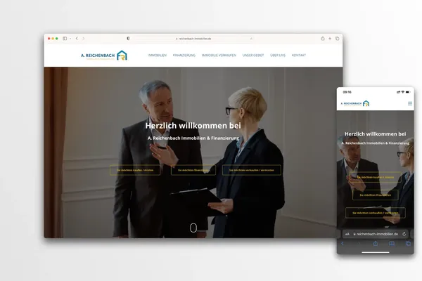 TH.DSGN - Webdesign für A. Reichenbach Immobilien & Finanzierung