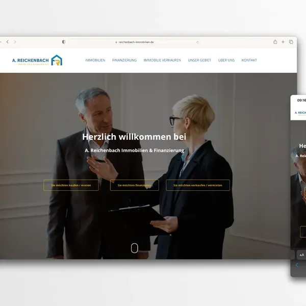 TH.DSGN - Webdesign für A. Reichenbach Immobilien & Finanzierung