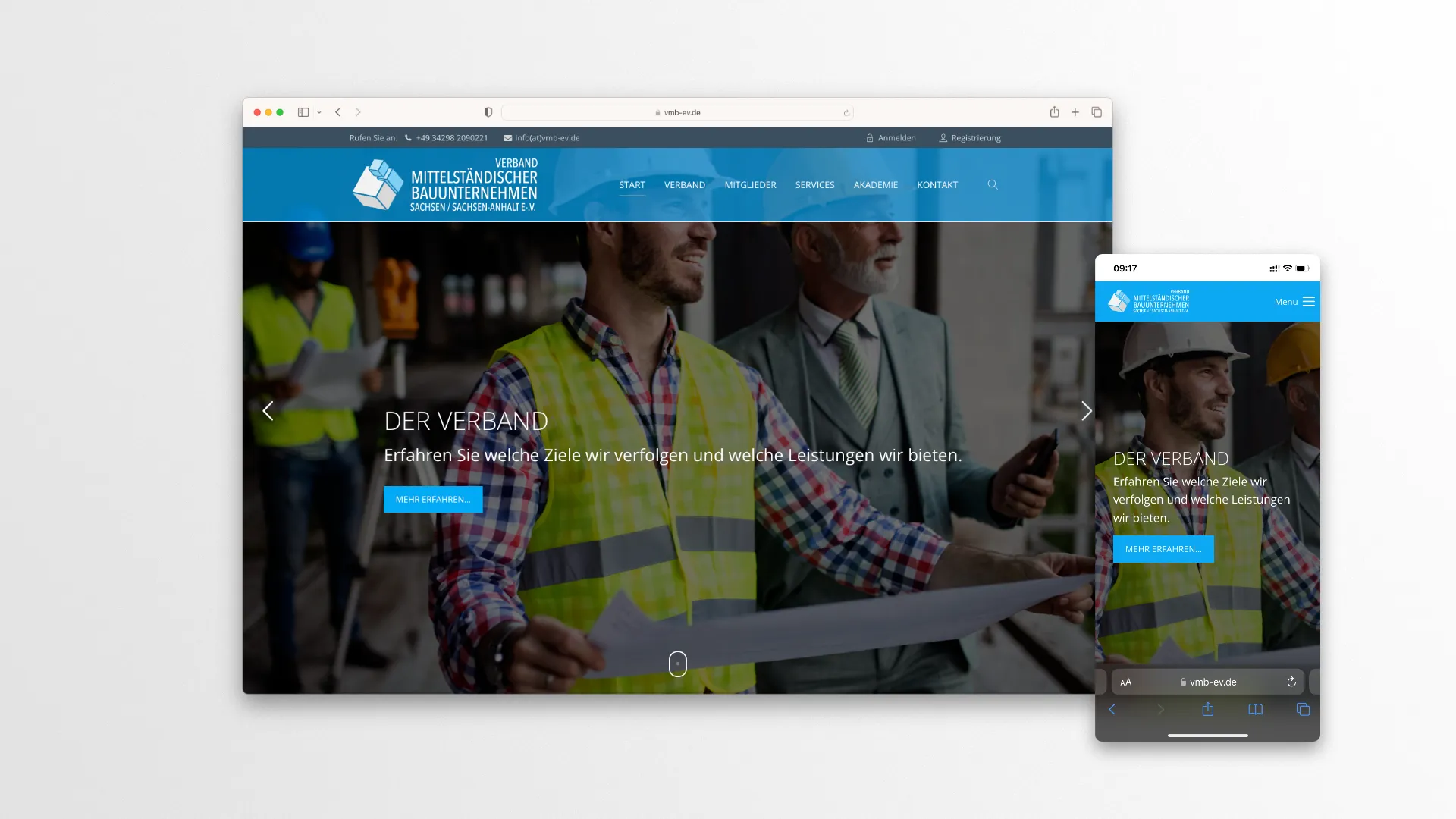 TH.DSGN - Webdesign für Verband mittelständischer Bauunternehmen Sachsen/Sachsen-Anhalt e.V. TH.DSGN - Webdesign für Verband mittelständischer Bauunternehmen Sachsen/Sachsen-Anhalt e.V.